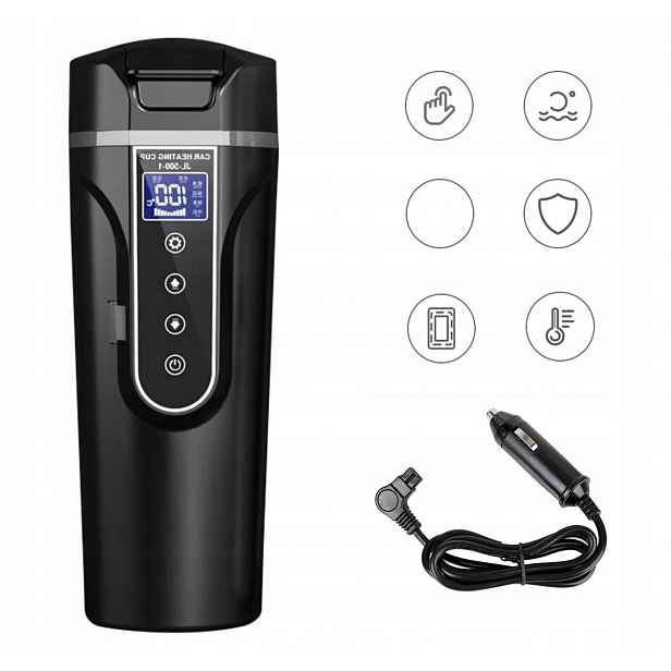 Termoska Na Topení 12V 24V Do Auta S Funkcí Ohřevu Vody A Mléka