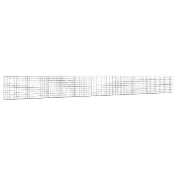 vidaXL Gabion s drátem 3,5 mm a síťkou 10x10 cm 1000x30x100 cm