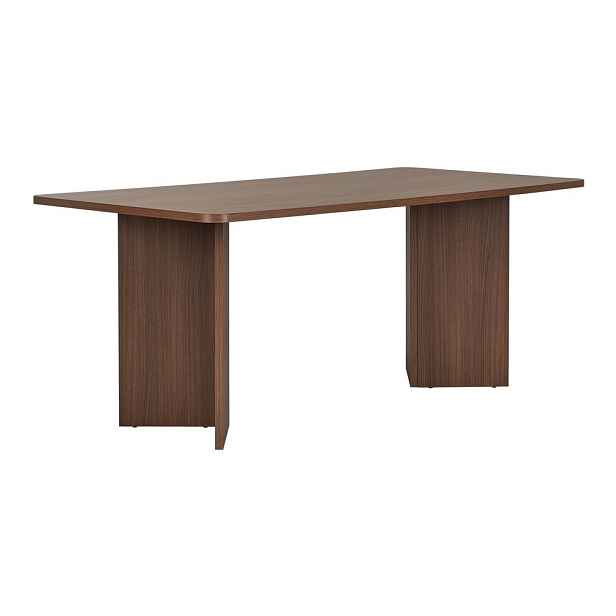 Jídelní stůl v dekoru ořechu 90x180 cm Linza – Kalune Design