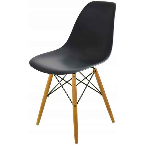 Křeslo Milano Design Dsw Dsr Černo Šedé