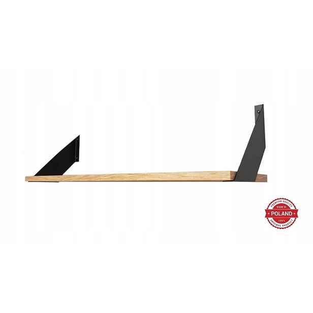 Polička Flat 100 CM Závěsná Loft Dub Možnost