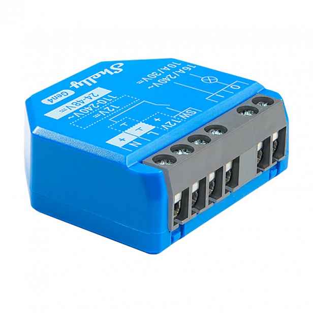 Shelly 1 GEN4 Zigbee Matter Pro Monitorování A Správu Systému