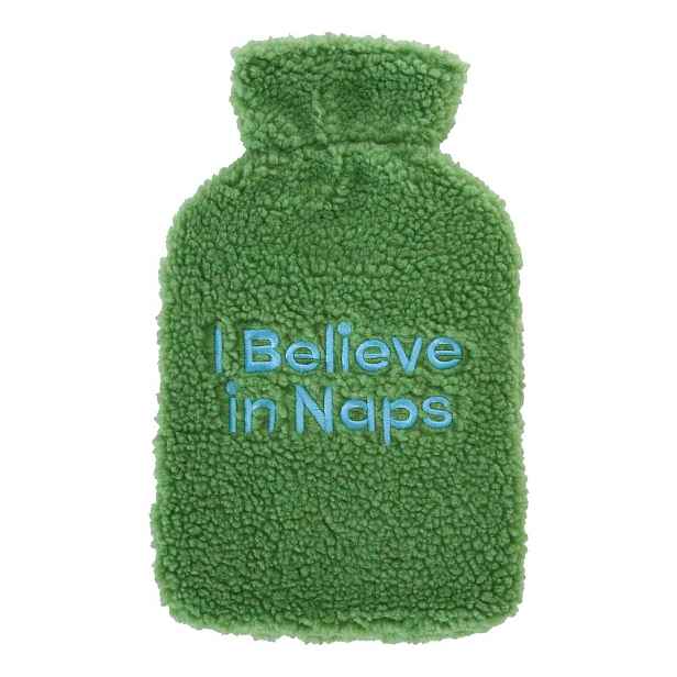STAY HOME CLUB Termofor "I Belive In Naps" - zelená
