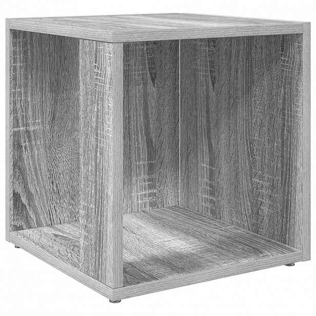 vidaXL Odkládací stolky 33 x 33 x 34 cm Engineered Wood Šedý Sonoma