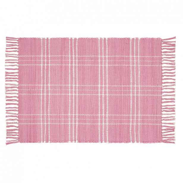 XXXLutz RUČNĚ TKANÝ KOBEREC, 60/90 cm, pink Boxxx - Vlněné koberce - 006767011992