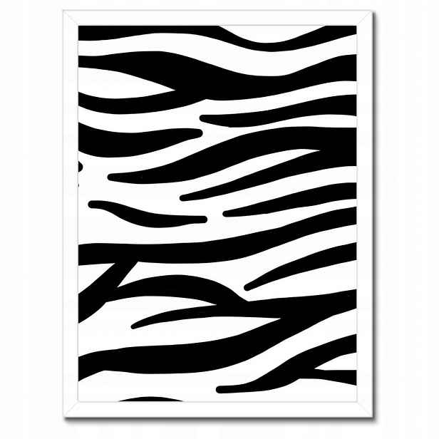 Plakáty v rámu 30x40 Zebra Pruhy