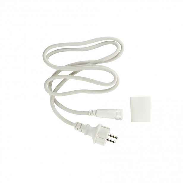 Easy Fix zdrojový kabel exteriér, bez AC/DC, bílý, IP67