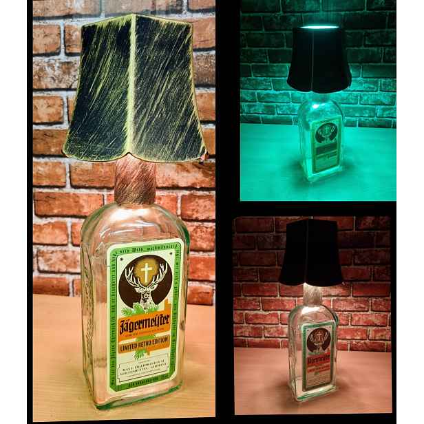 Jagermeister Led lampa Dotyková noční Retro Vintage Limited Dárek