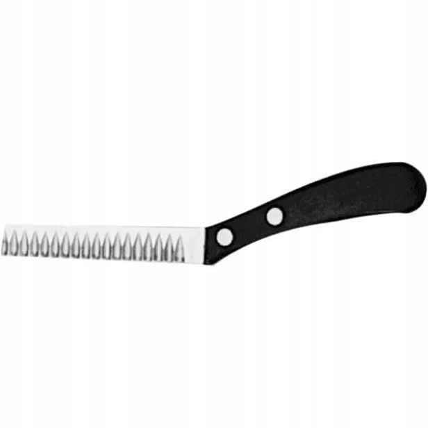 Nůž krájení specielně kovaný vroubkovaný zalomený čepel 10 cm Stubai