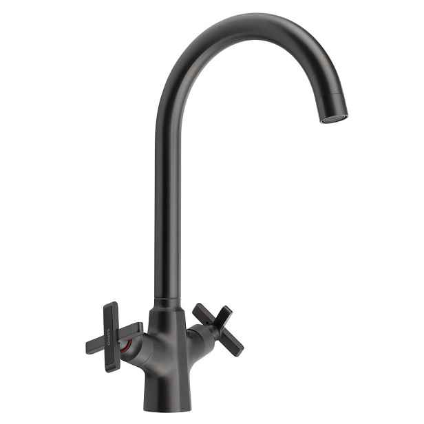 Sapho XELLA stojánková dřezová baterie, gun metal