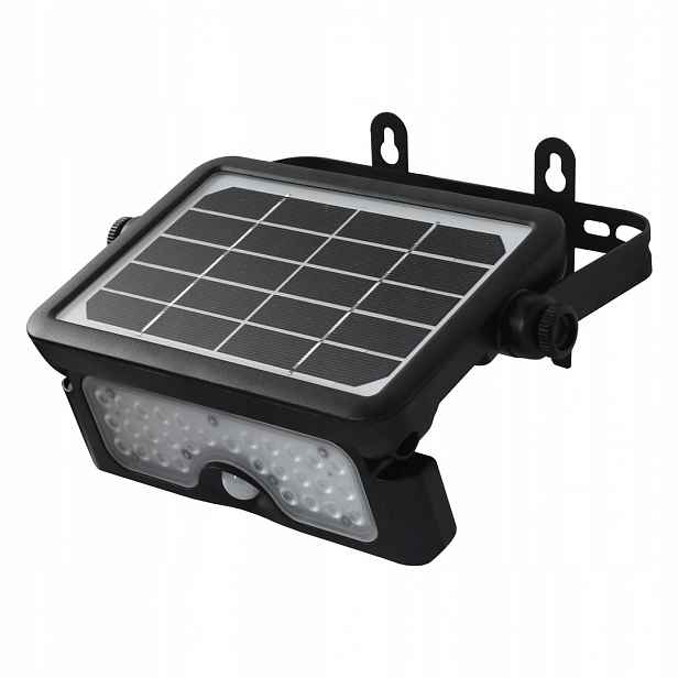 Solární Led halogenový zářič 5W s pohybovým senzorem 4000K IP65 Eko-light