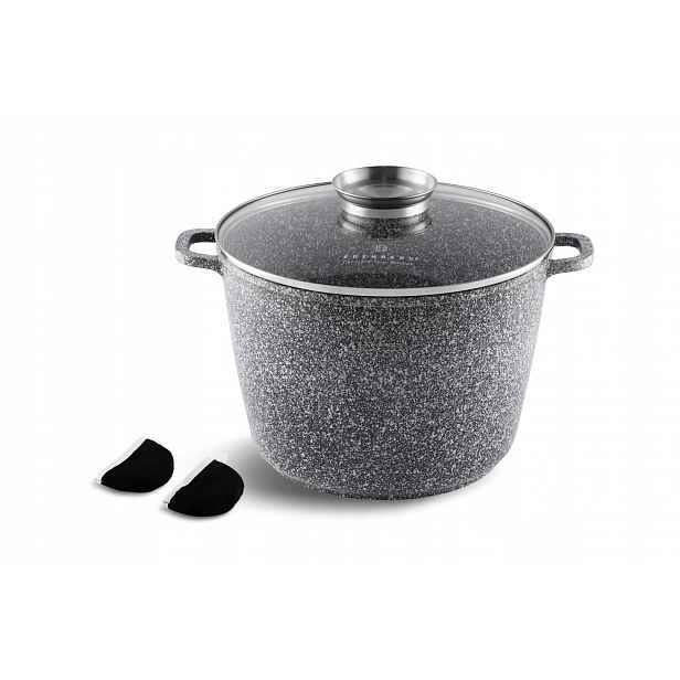 Hrnec Mramorový Kotlík 10,2L 28cm Indukce Plynová Trouba Edenberg 8009