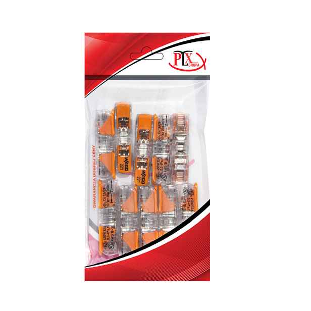 Kabelová spojka PLX 2-2,5mm, 10 ks