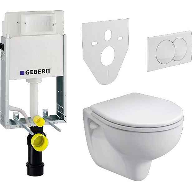 Set 5v1 pro závěsné WC Geberit Kombifix 110.100.11.1 ES9