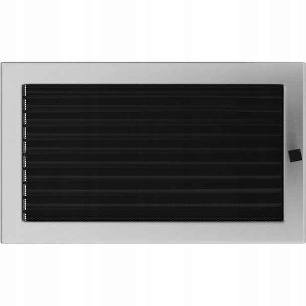 Ventilační mřížka 22x37 broušená s žaluzií