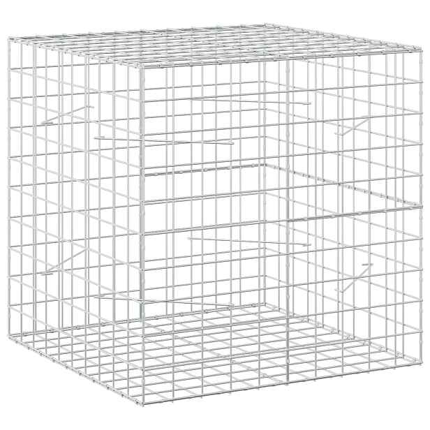 vidaXL Gabion s drátem 3,5 mm a síťkou 10x10 cm 100x100x100 cm