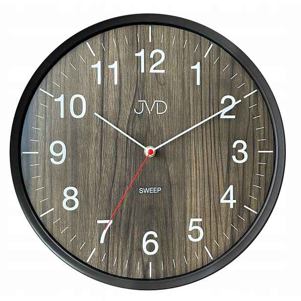 Tiché Elegantní Nástěnné Hodiny Jvd HA17.3 fi 33 cm