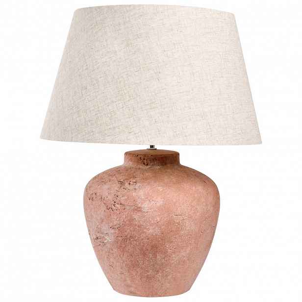 Beliani STOLNÍ LAMPA Hnědá Barton