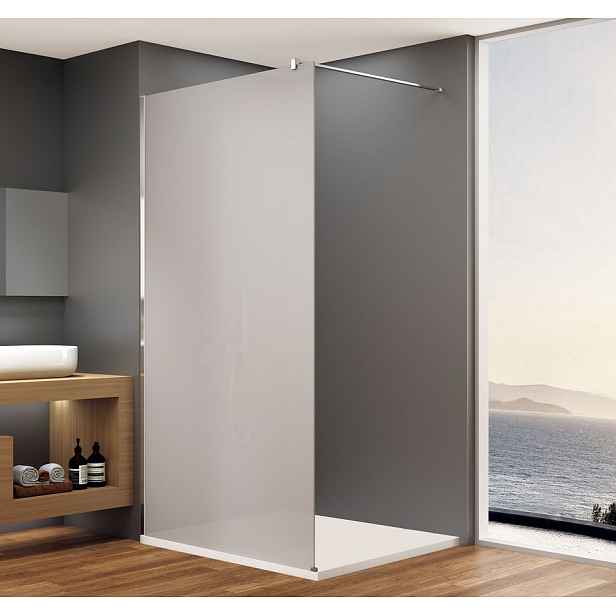 Bruckner SPITZA sprchová zástěna WALK-IN, 1000mm, matné sklo