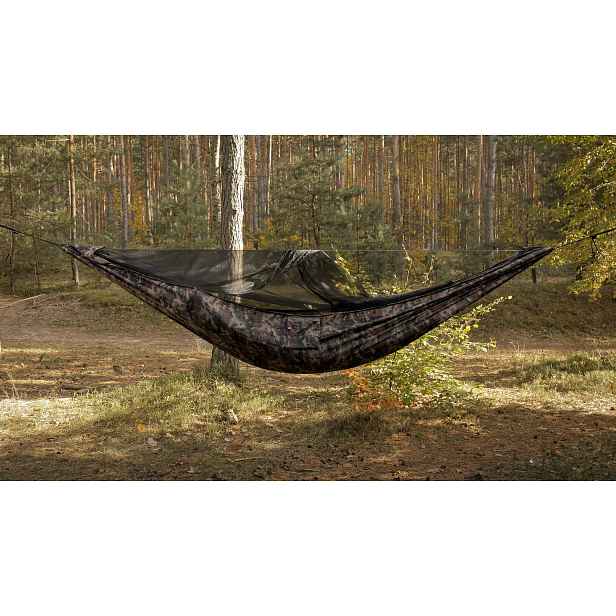Houpací síť Vážka V2 s moskytiérou Pocket Camo -TigerWood Poland
