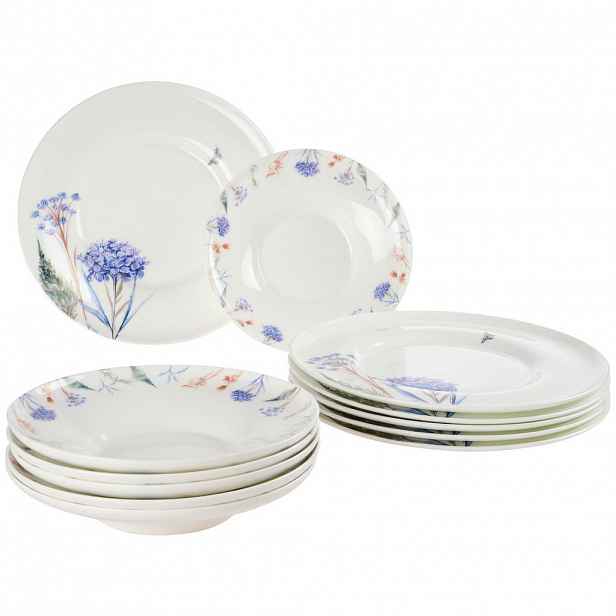 Novel JÍDELNÍ SOUPRAVA jemný kostní porcelán (fine bone china) keramika