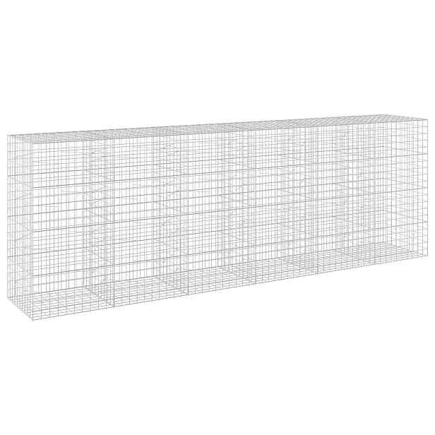 vidaXL Gabion s drátem 3,5 mm a síťkou 10x10 cm 600x100x200 cm
