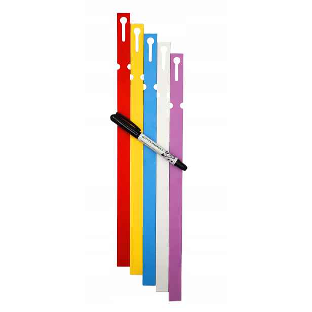 Marker ll+ Etikety 5 barev smyčkové pro popis rostlin 400x20 mm (20x400)