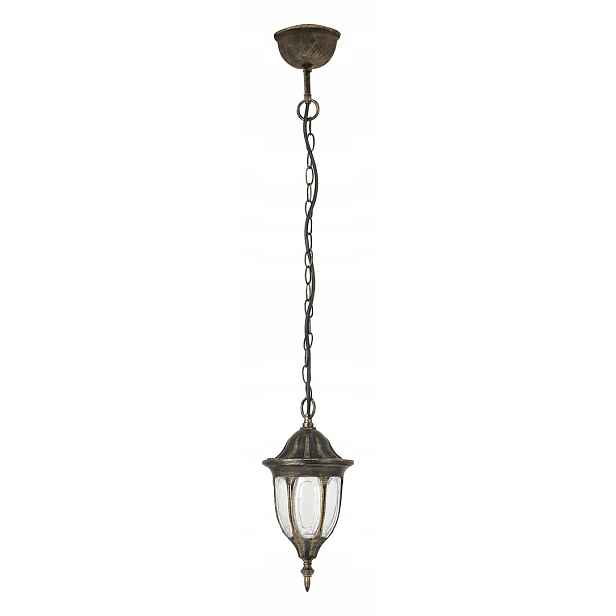 Venkovní závěsná lampa klasická 1xE27 Milano starožitné zlato 8374 Rabalux