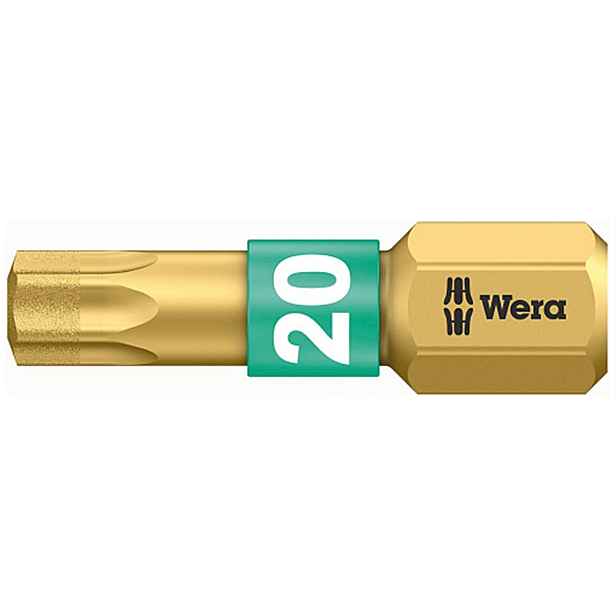 Bit T20 x 25 mm 1/4" Torx 867/1 Bdc s diamantovým povlakem 066104 Wera