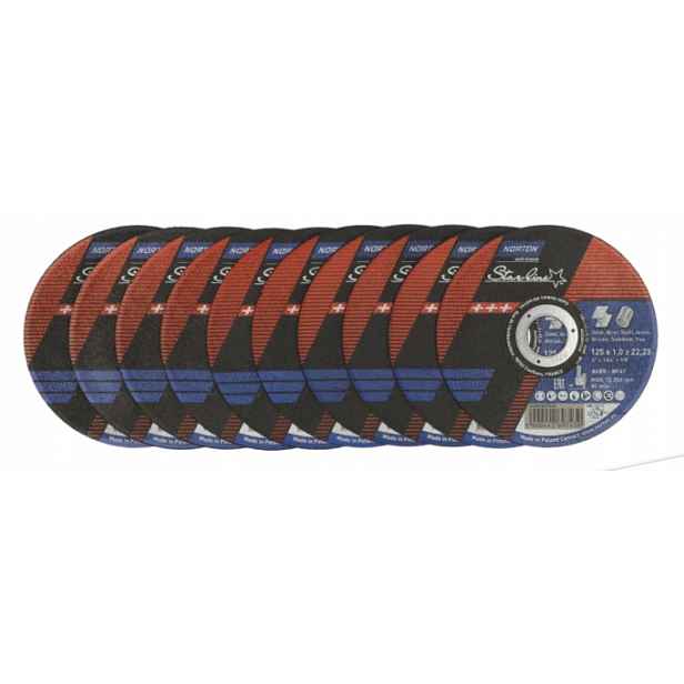 Kotouč Na Kov Inox 125X1 Norton Starline 50 Ks