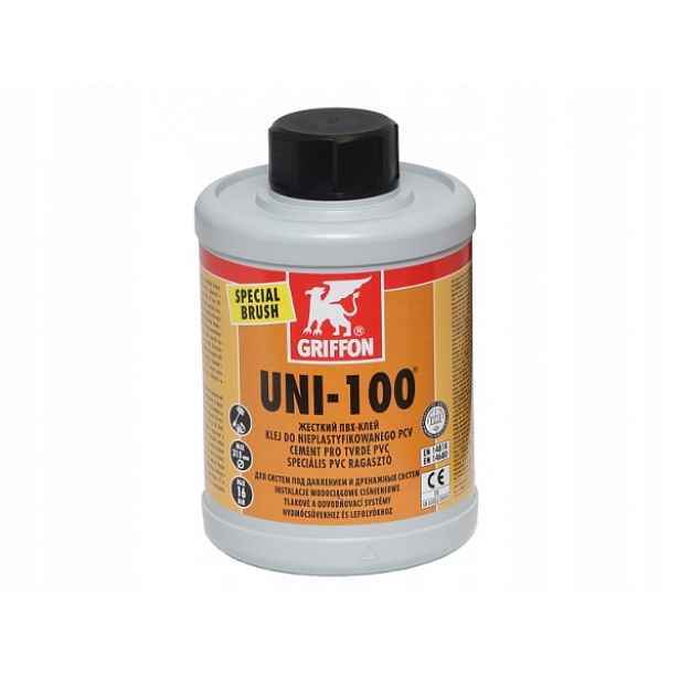 Lepidlo na Pvc-u trubky Griffon UNI-100 1000 ml 1 l, rychle spojující gel