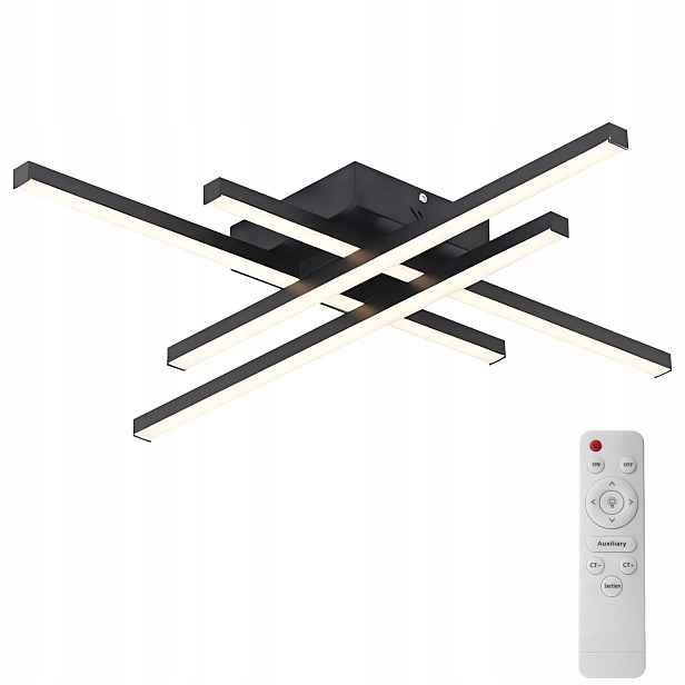 Stropní Svítidlo Stropní Svítidlo Led Černá Moderní 35W 3000K-6500K Do Obývacího Pokoje