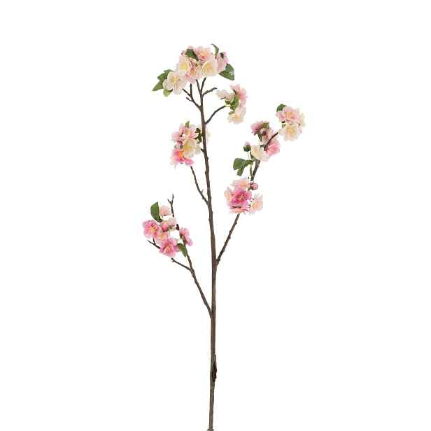 Větvička s růžovými květy Blossom - 22*5*82 cm J-Line by Jolipa