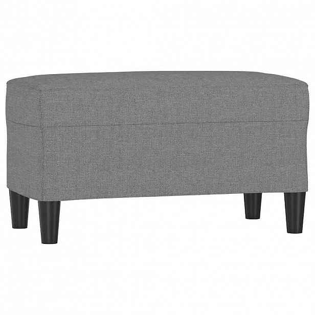 vidaXL Lavice tmavě šedá 70x35x41 cm textil
