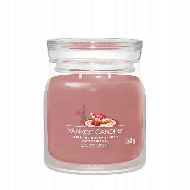 Parisian Holiday Brunch Yankee Candle střední svíčka 2 knoty