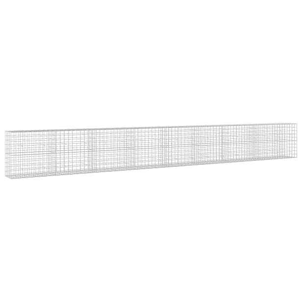 vidaXL Gabion s drátem 3,5 mm a síťkou 10x10 cm 850x50x100 cm