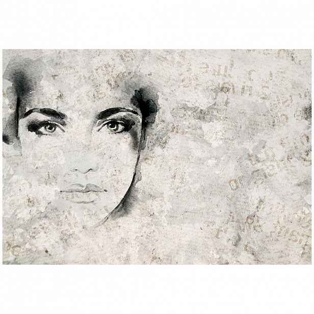 Wallarena ABSTRAKTNÍ fototapeta ženy v šedém 368x254 cm