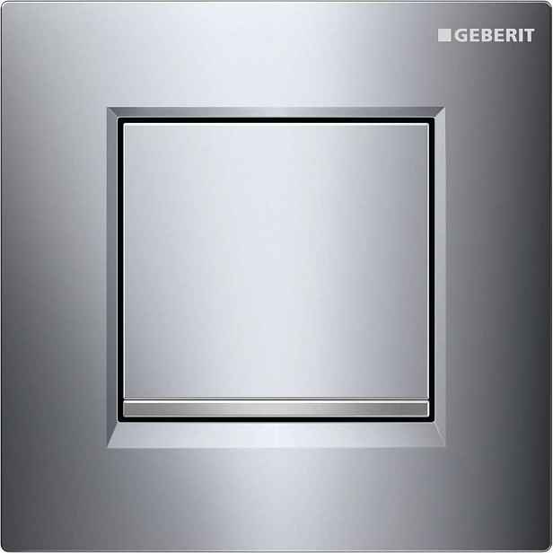 Geberit - Ovládání splachování pisoáru, lesklý chrom/matný chrom 116.017.KH.1