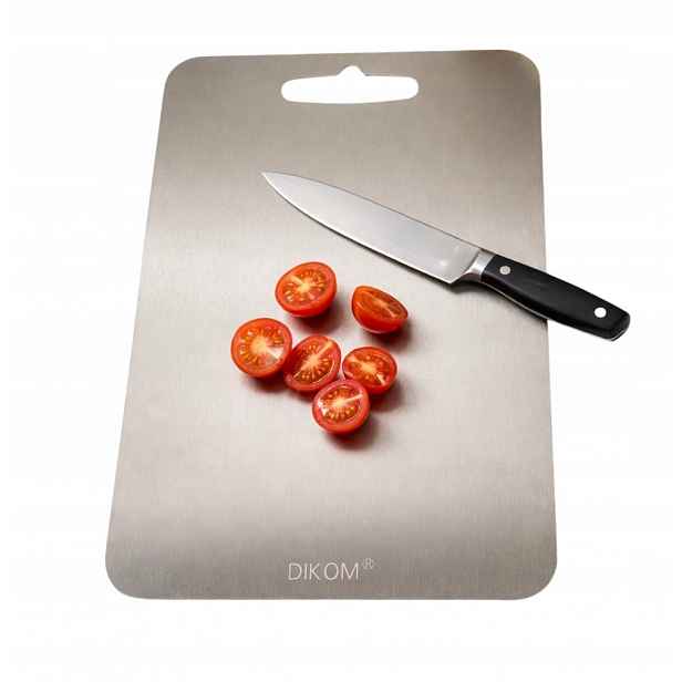 Krájecí Prkénko Z Nerezové Oceli Dikom 39X28 cm 1,5 mm Premium 1,2 kg