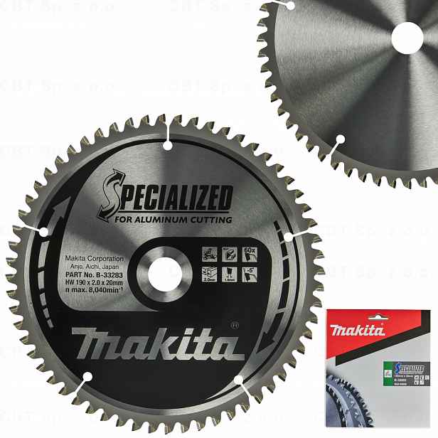 Řezný Kotouč Na Hliník 190 X 20 MM, 60 Zubů, Speciální Kotoučová Pila T.c.t
