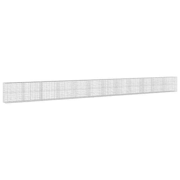 vidaXL Gabion s drátem 3,5 mm a síťkou 10x10 cm 1200x50x100 cm