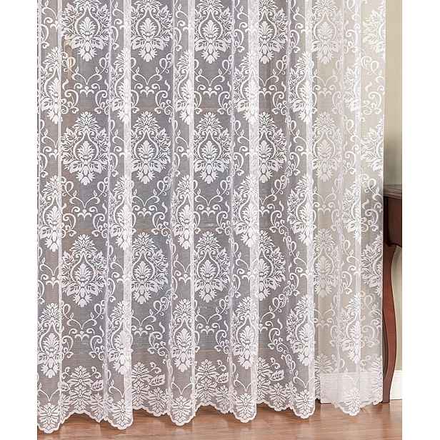 Levné a stojí za to! záclona na míru bílá tyl páska 600x230