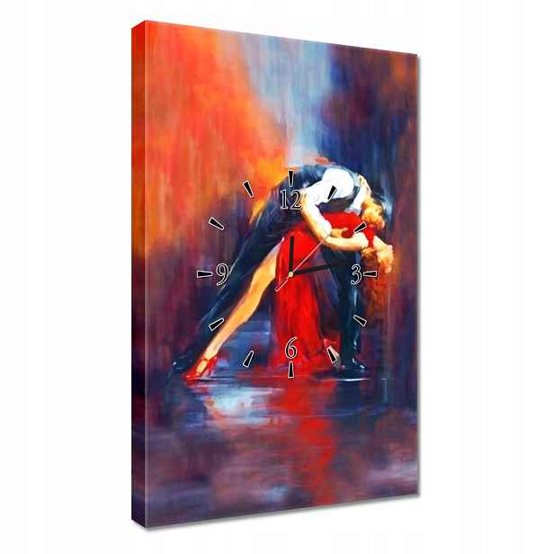 Nástěnné hodiny 40x60 Vášnivý tanec