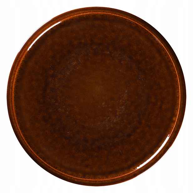 Porcelánový Rak Stone Talíř plochý 28 cm jantarový