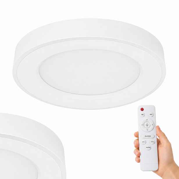 stropní svítidlo Led Stropní Svítidlo Závěsná Bílá Kulatý Design 60 CM Modern Dálkový Ovladač
