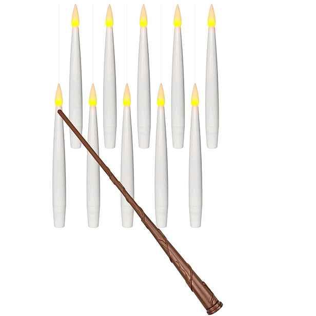 Závěsná Led svíčka, Blikající, Dálkové ovládání, 10 Kusů, 15 cm