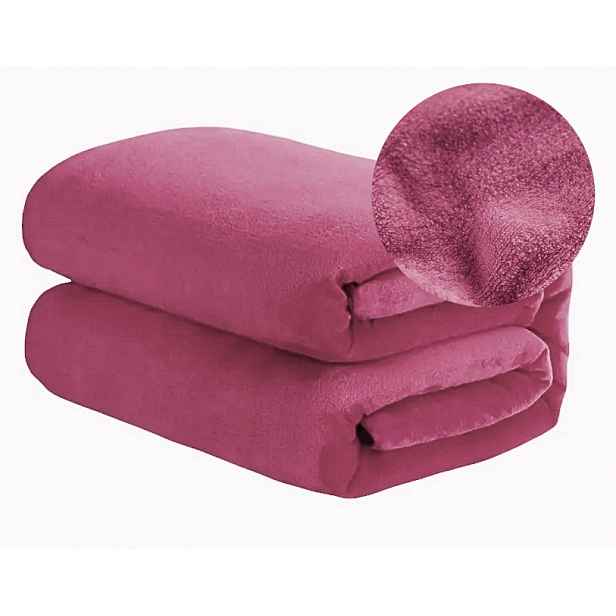Deka Měkká Přehoz 150X200 Obývací Pokoj Ložnice Plyšový Silný Pléd Hladký