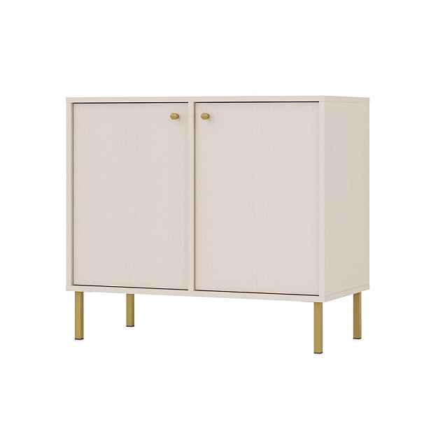 MASSENO KOMODA TORINO, 84/74/41 cm s 2 dvířky, béžová