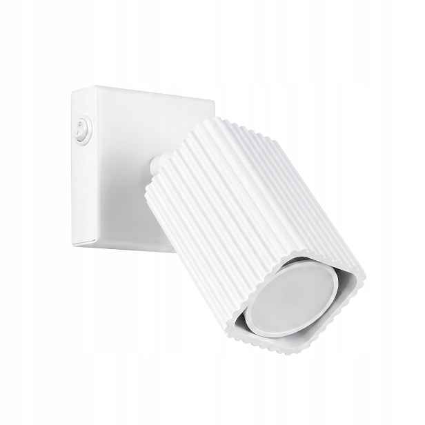 Sollux Lighting Rayo nástěnné svítidlo bílé 1xGU10 10W s vypínačem