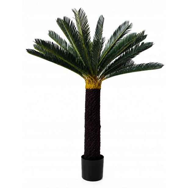 Umělý stromek palma trojbarevná 160 cm do interiéru domu, kanceláře, galerie